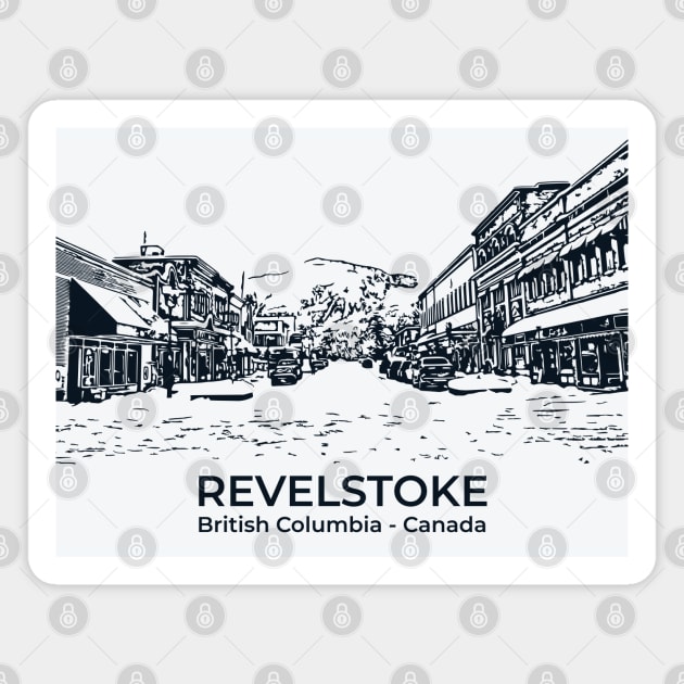 Revelstoke - British Columbia Magnet by Lakeric